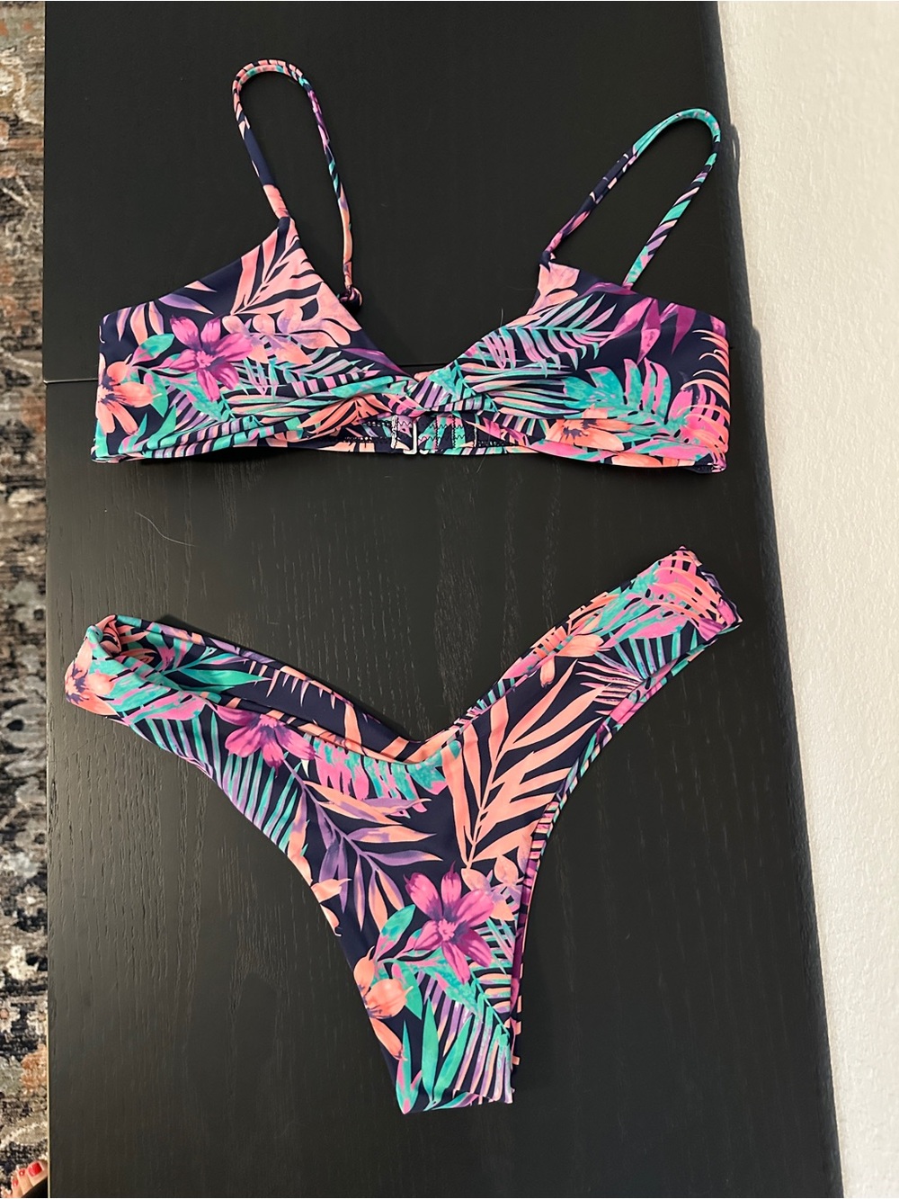 Women's Tropical Floral Bikini Set